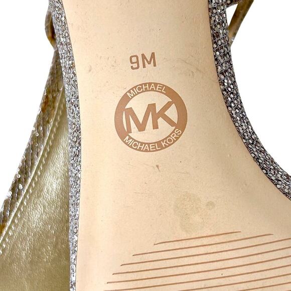 Michael KORS Sexy BLING Date Night Heels Women Size 9 - Picture 2 of 9